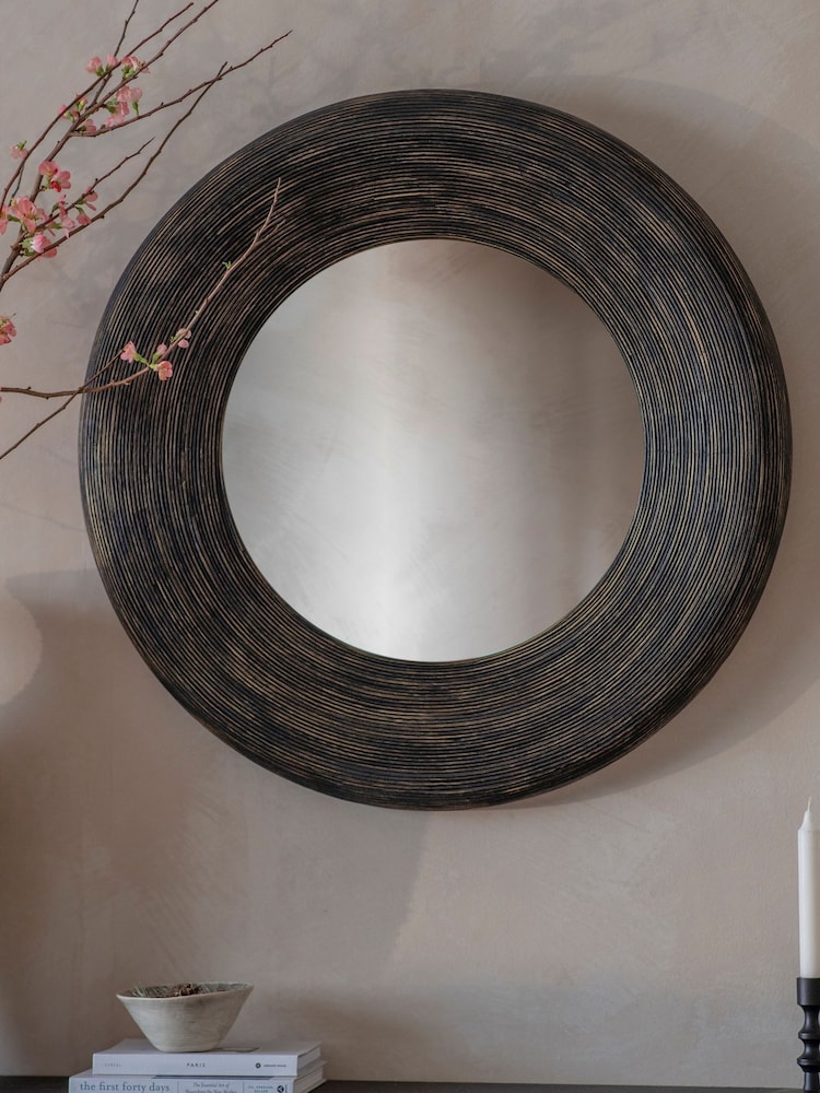 One.World Brown Pershore Mirror - Image 1 of 4