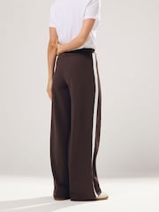 Long Tall Sally Brown Side Stripe Trousers - Image 3 of 4