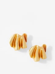 Mint Velvet Gold Plated Wave Earrings - Image 1 of 3