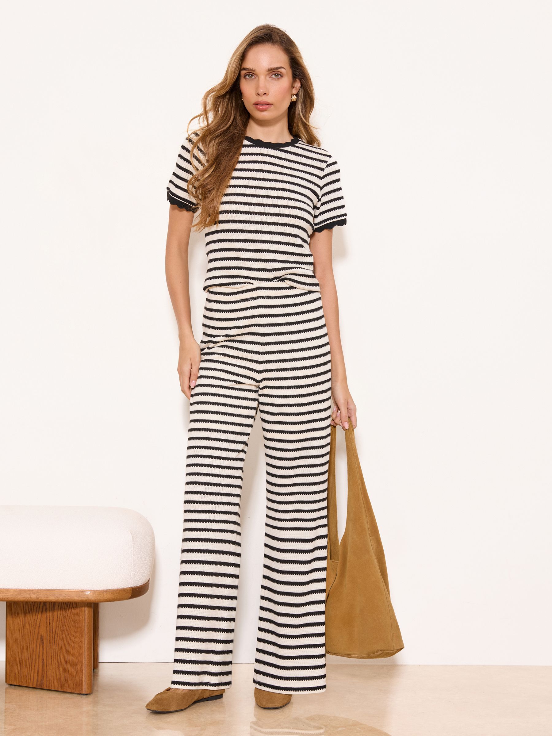plage Traditional Weatherwear別注 38 2way Buy Lipsy Black/White Crochet Wide Leg Trousers from Next France