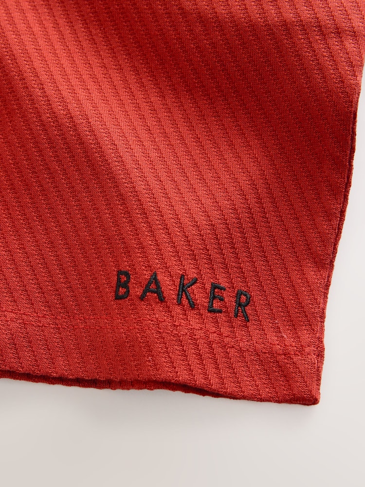 Baker by Ted Baker Textured  Shirt and Shorts Set - Image 5 of 5