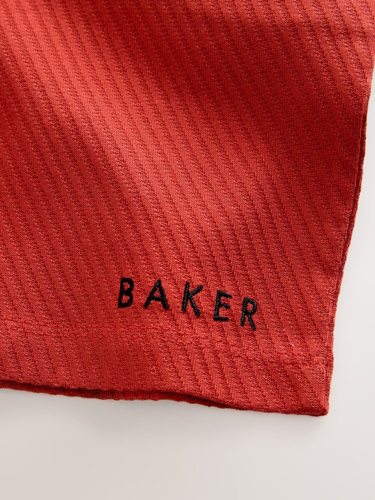 Baker by Ted Baker Textured Shirt and Shorts Set - Imagen 9 de 9
