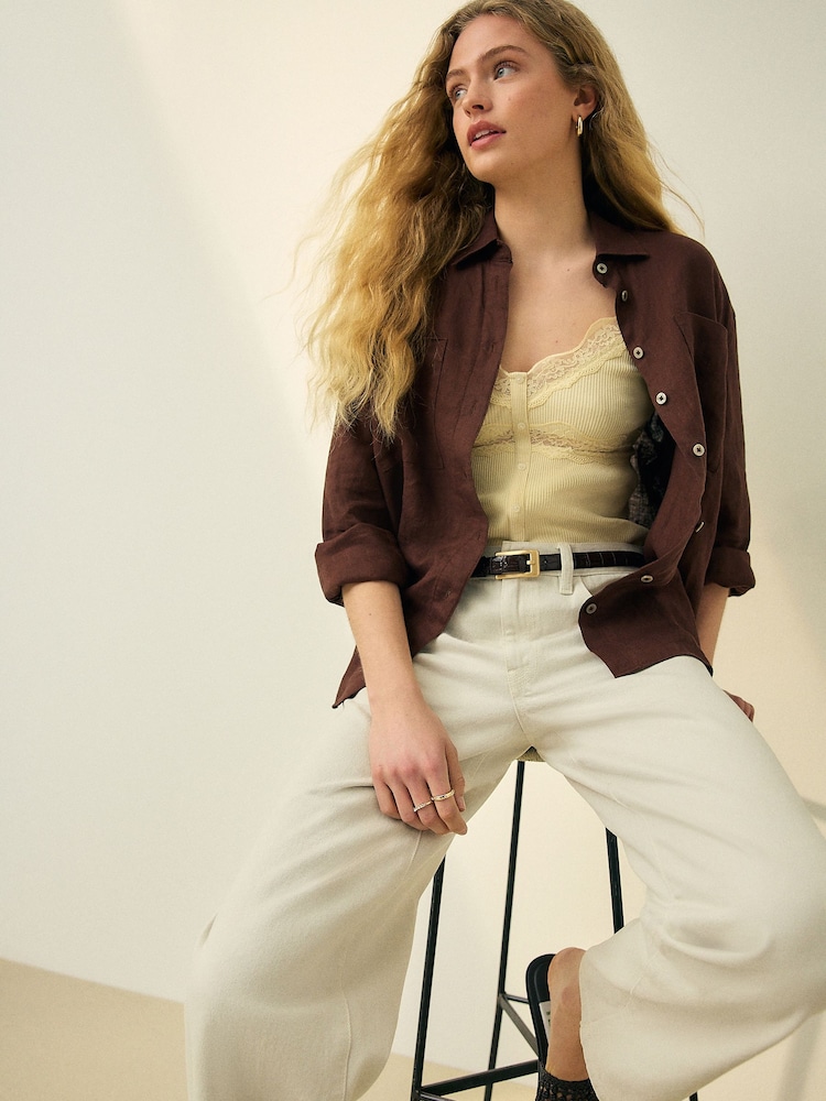 Chocolate Brown N. Premium Long Sleeve Shirt - Image 2 of 5