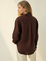 Chocolate Brown N. Premium Long Sleeve Shirt - Image 5 of 5
