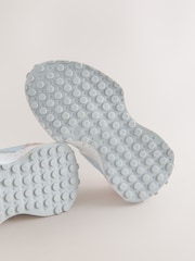 Multi Pastel Elastic Lace Touch Fasten Trainers - Image 3 of 5