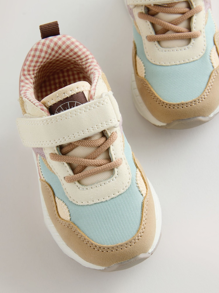 Multi Neutral Standard Fit (F) Elastic Lace Touch Fasten Trainers - Image 5 of 5 Multi Neutral Standard Fit (F) Elastic Lace Touch Fasten Trainers - Image 5 of 5
