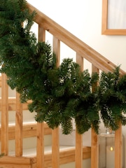 Festive 270cm Green Garland - Image 1 of 2