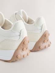 Neutral Elastic Lace Touch Fasten Trainers - Image 4 of 5