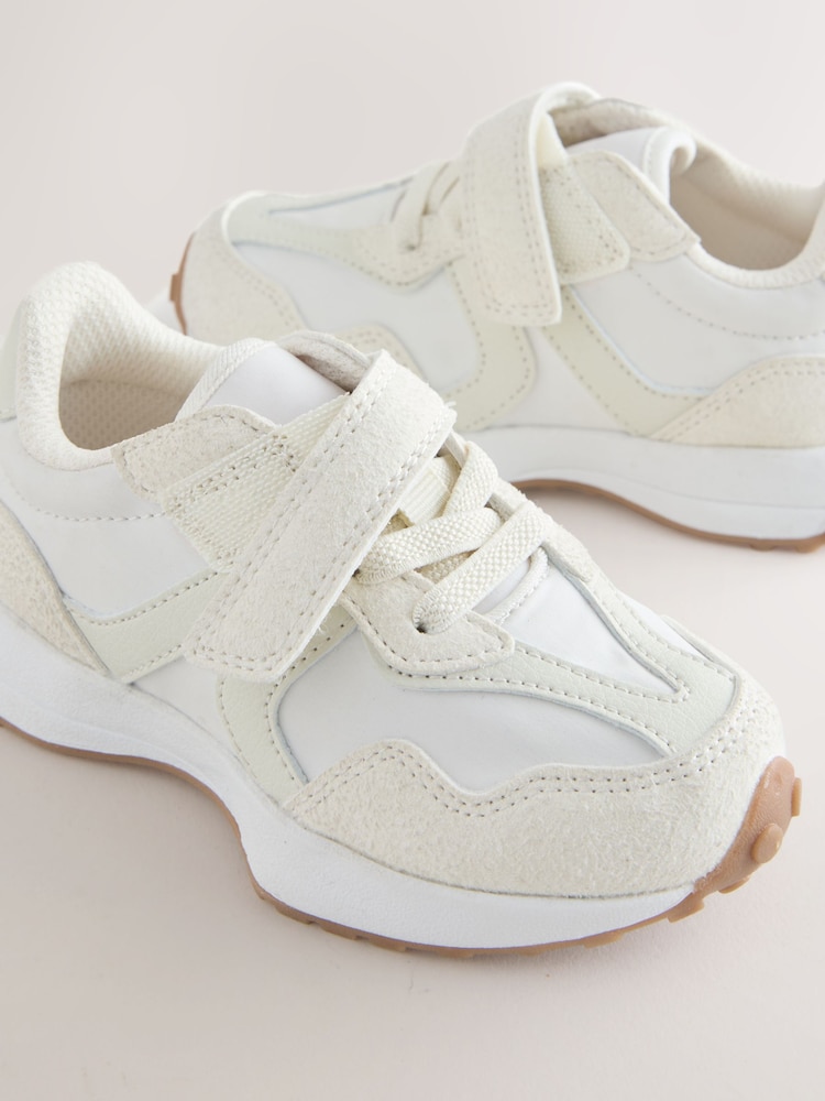 Neutral Elastic Lace Touch Fasten Trainers - Image 5 of 5 Neutral Elastic Lace Touch Fasten Trainers - Image 5 of 5