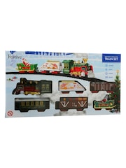 Festive 31pc Christmas Train With Smokelightmusic Christmas Decorations - Image 1 of 1
