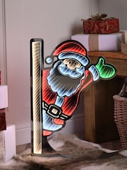 Festive 60cm Infinity Waving Santa Christmas Decoration - Image 1 of 1