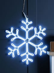 Festive 59cm Neon Flex Colour Change Snowflake Christmas Decoration - Image 2 of 2