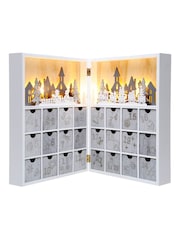 Festive 36cm Bo Lit Folding Train Advent Christmas Decoration - Image 1 of 1