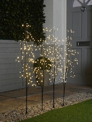 Festive Set of 4 100cm Lit Twig Pathfinders - Image 1 of 1
