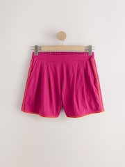 Pink Whipstitch Jersey Shorts - Image 6 of 8