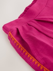 Pink Whipstitch Jersey Shorts - Image 7 of 8