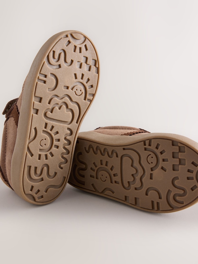 Chocolate Brown Suede Standard Fit (F) Touch Fastening Elastic Lace Trainers - Image 5 of 5 Chocolate Brown Suede Standard Fit (F) Touch Fastening Elastic Lace Trainers - Image 5 of 5