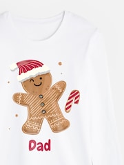 Personalised Men's Gingerbread Family Pyjamas by Stitch Style. - Image 4 of 6