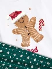 Personalised Men's Gingerbread Family Pyjamas by Stitch Style. - Image 5 of 6