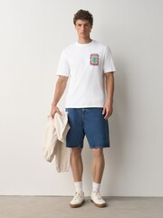 White Football World Cup Relaxed Fit T-Shirt - Image 3 of 8