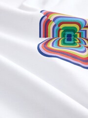 White Football World Cup Relaxed Fit T-Shirt - Image 7 of 8