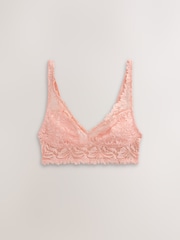 Apricot Non Padded Non Wire Lace Ultimate Comfort Bra - Image 1 of 3