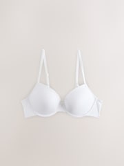Black/White/Almond Nude Push Up A-E Ultimate Comfort Smoothing T-Shirt Bras 3 Pack - Image 4 of 6