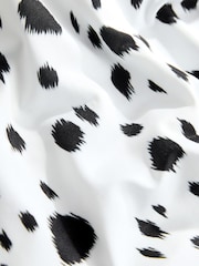 Dalmatian Print Soft Touch Slinky Boat Neck Sleeveless Top - Image 2 of 3