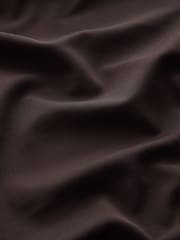 Chocolate Brown Asymmetric Sleeveless Drape Top - Image 6 of 7