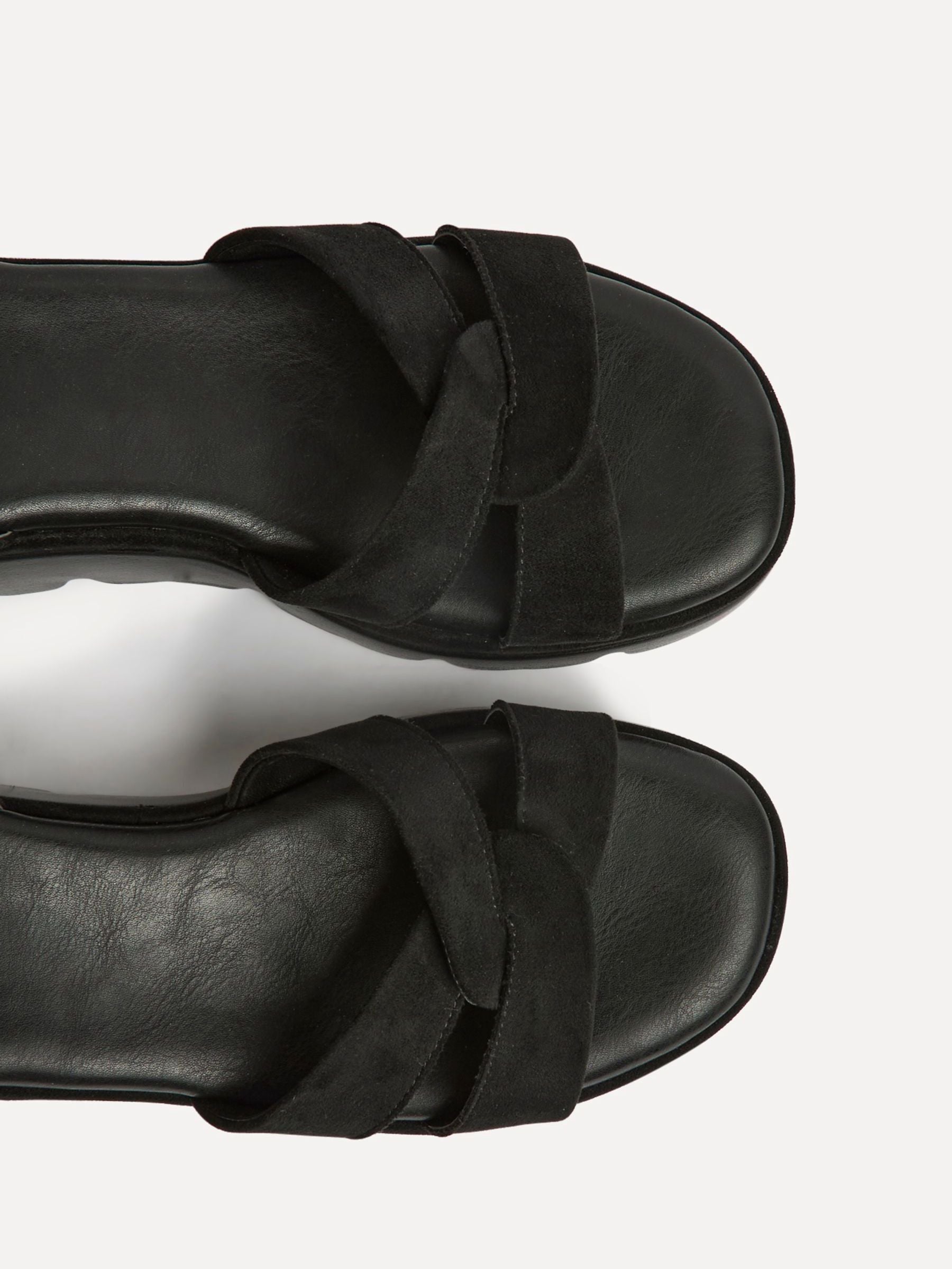 Buy Linzi Black Fate Flatform Sandal With Link Design from Next USA