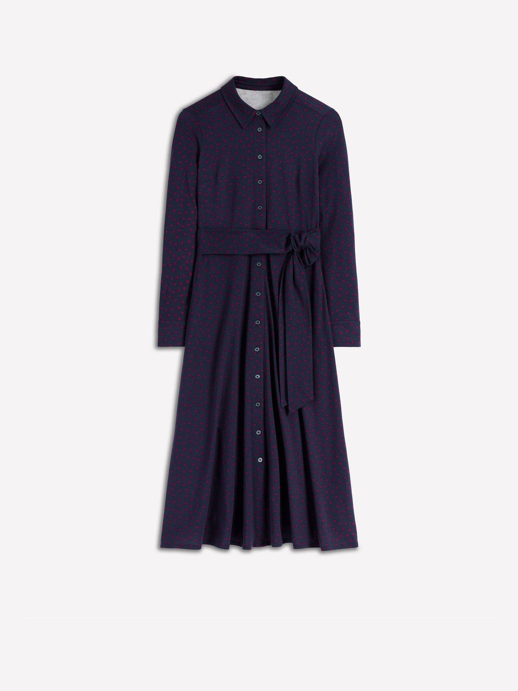 marcia jersey midi shirt dress Boden Women's Marcia Jersey Shirt Dress in Green