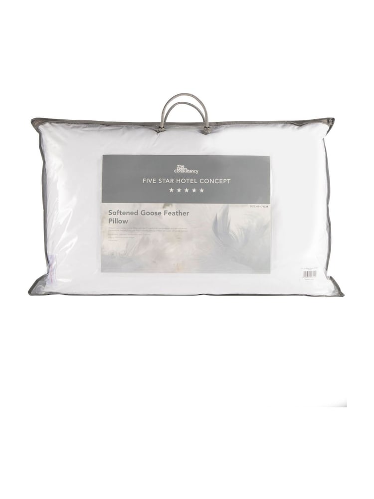 The Linen Consultancy 5 Star Hotel Concept Softened Pillow - Image 2 of 2 The Linen Consultancy 5 Star Hotel Concept Softened Pillow - Image 2 of 2