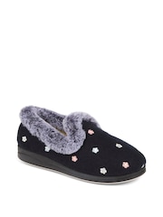 Pavers Floral Faux-Fur Slippers - Imagen 2 de 5