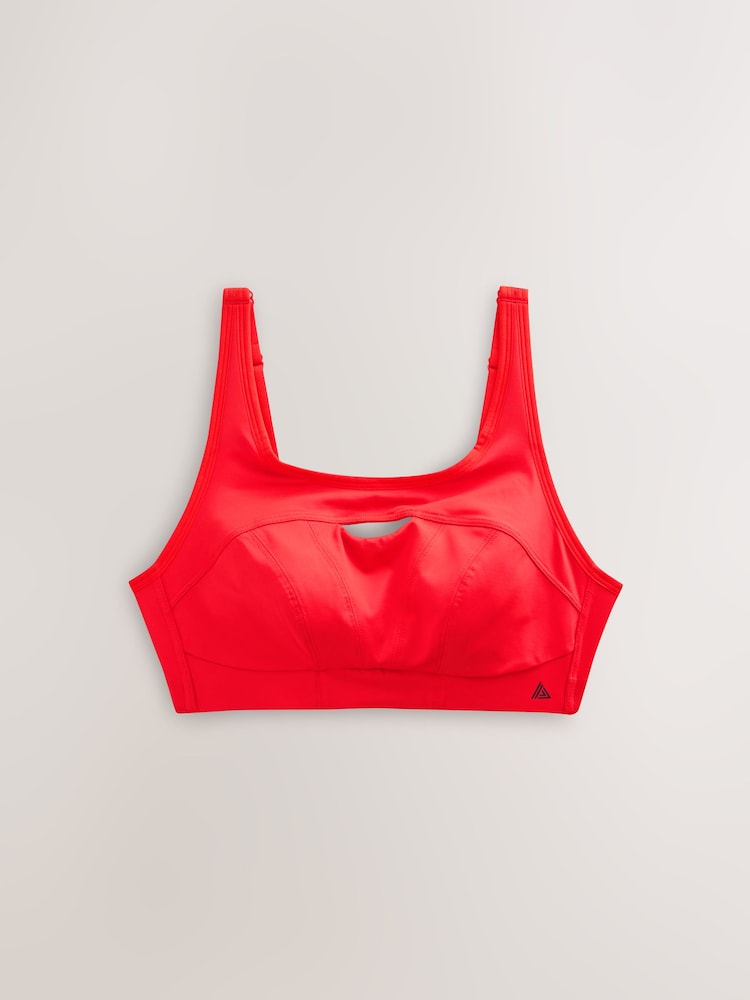 Red C-H Active Sports Antibounce Dry Tech Extra High Impact Bra - Image 1 of 4 Red C-H Active Sports Antibounce Dry Tech Extra High Impact Bra - Image 1 of 4