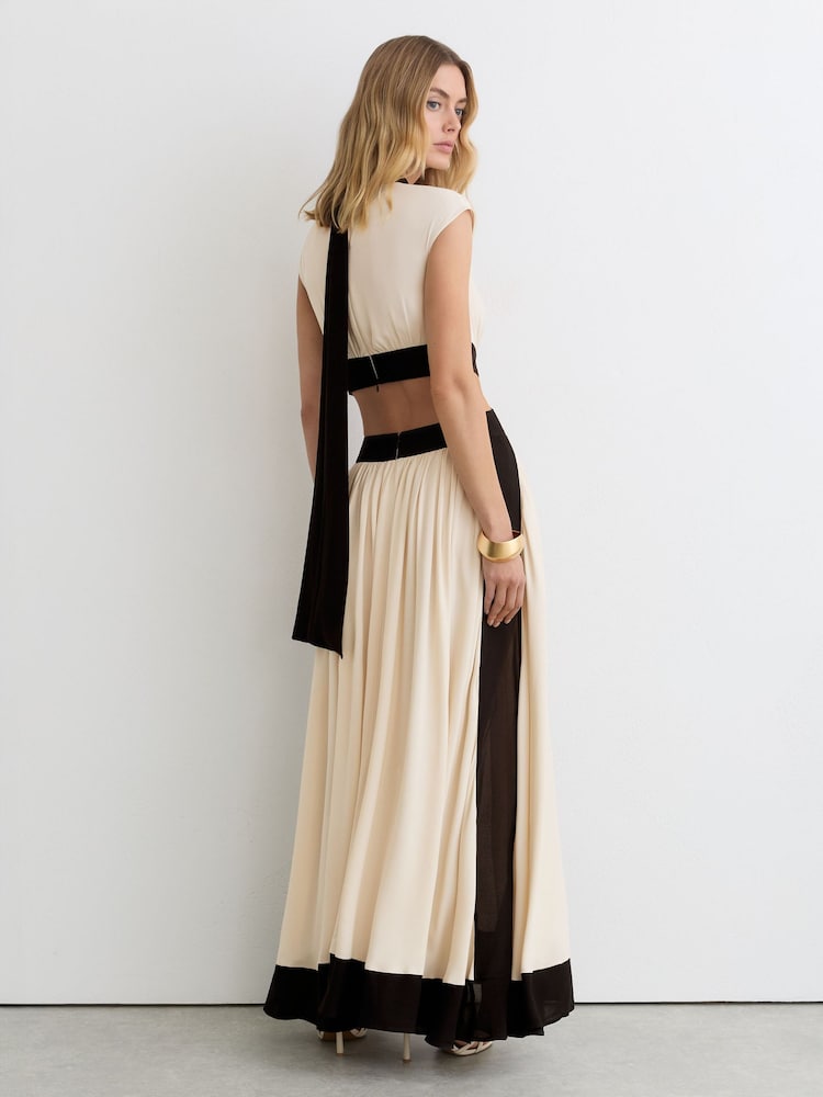 women's midi dress Black Long Sleeve Midi Dress - Medium