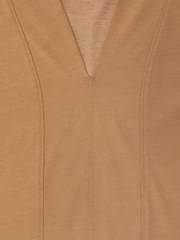 Reiss Camel Mira V-Neck Shell Top - Image 6 of 6