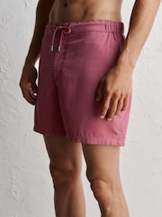 Mauve Pink Signature Waffle Texture Ultra Soft 5 Inch Swim Shorts - Image 1 of 8