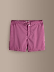 Mauve Pink Signature Waffle Texture Ultra Soft 5 Inch Swim Shorts - Image 6 of 8