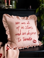 Rockett St George Frill Washed Cotton Cushion - Bild 3 von 5