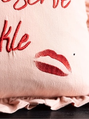 Rockett St George Frill Washed Cotton Cushion - Bild 4 von 5