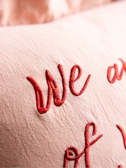 Rockett St George Frill Washed Cotton Cushion - Bild 5 von 5