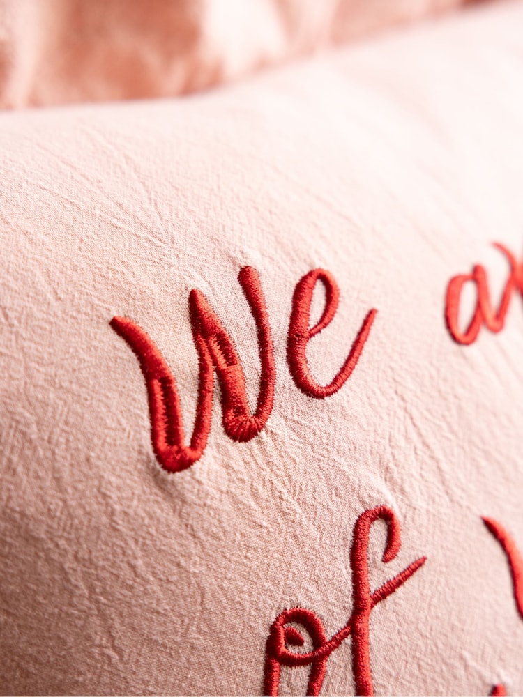 Rockett St George Frill Washed Cotton Cushion - Bild 5 von 5