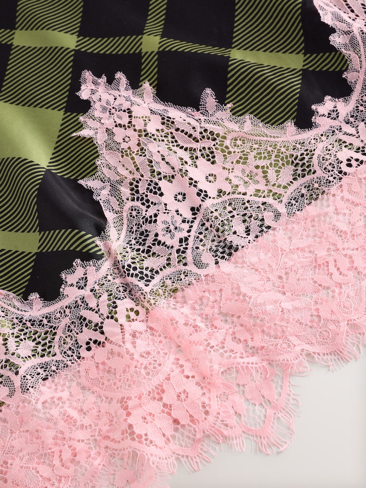 Never Fully Dressed Green Tartan Maeva Skirt - Image 8 of 8 Never Fully Dressed Green Tartan Maeva Skirt - Image 8 of 8