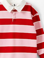 Cotton On Pink Rugby Polo Long Sleeve Top - Image 3 of 3