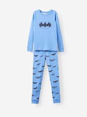 أزرق - Cotton On Jesse Long Sleeve Pyjamas Set - صورة 1 من 3
