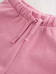 Rose Pink Plain Sweat Shorts (3mths-7yrs) - Image 8 of 10