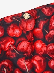 Never Fully Dressed Red/Black Cherry Tie Side Bikini Briefs - Image 7 of 7