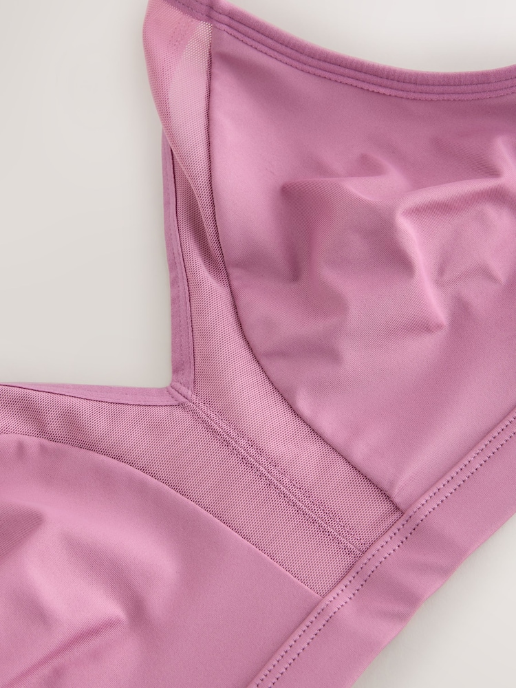 Mauve Purple B-H Total Support Non Wire Ultimate Comfort Bra - Image 2 of 3