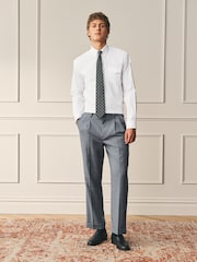 White Regular Fit Cotton Long Sleeve Archive Collection Shirt - Image 2 of 8