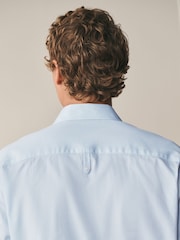Blue Regular Fit Cotton Long Sleeve Archive Collection Shirt - Image 5 of 9